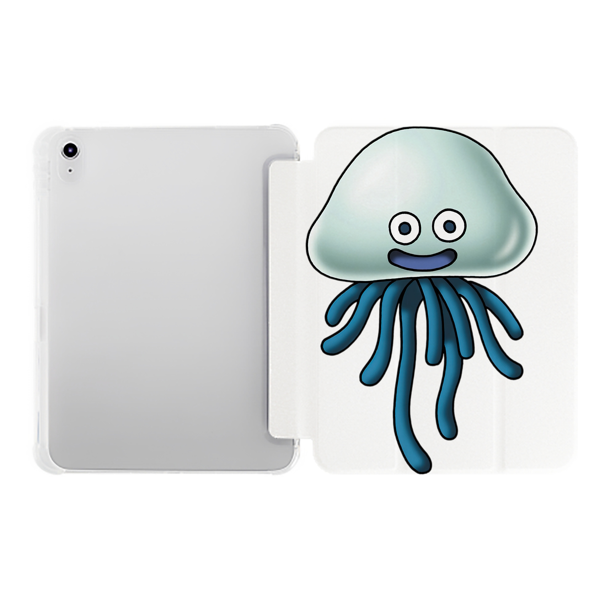 （画像用） ドラゴンクエスト Doragon Kuesuto Dragon Quest IPad ケース ペン収納付き 三つ折りスタンド PUレザー×シリコン 対応機種9.5/10.5/10.9インチ